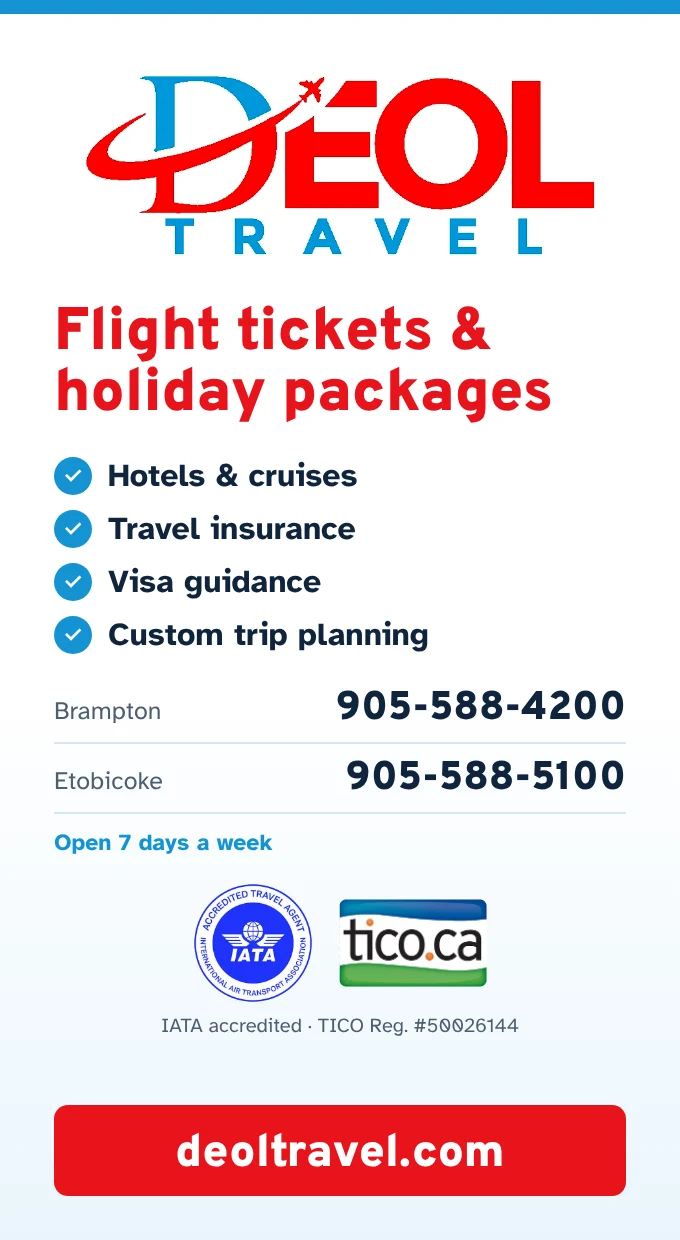 Deol Travel advertisement